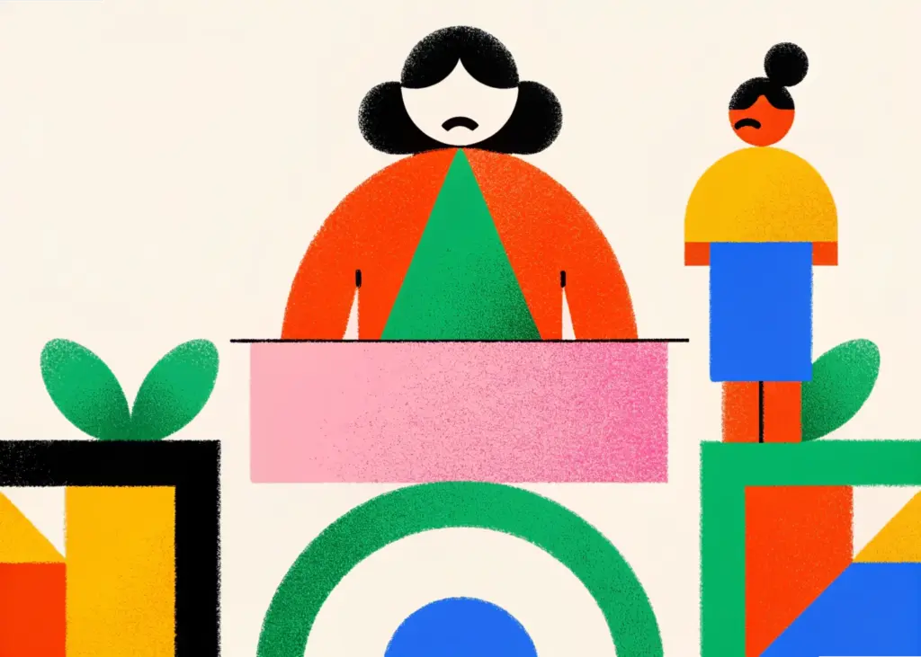 Illustration représentant un agent de la fonction publique victime d’un accident de service, avec des éléments symbolisant la protection juridique et la défense des droits