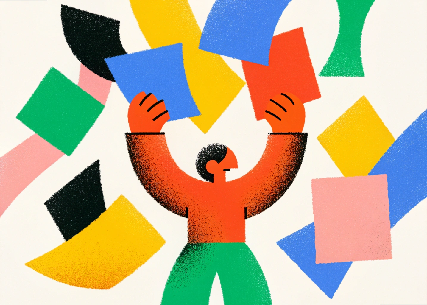 Illustration représentant un contentieux de l’exécution des marchés publics, avec des éléments symbolisant le contrat, le suivi des travaux et le litige entre les parties